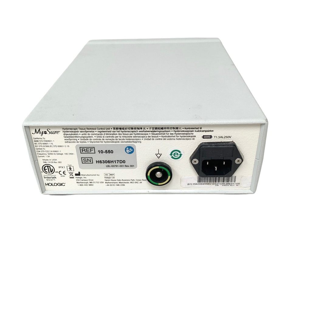 Hologic REF 10-550, Hysteroscopic Tissue Removal Control Unit, w/ AIR FOOTSWITCH