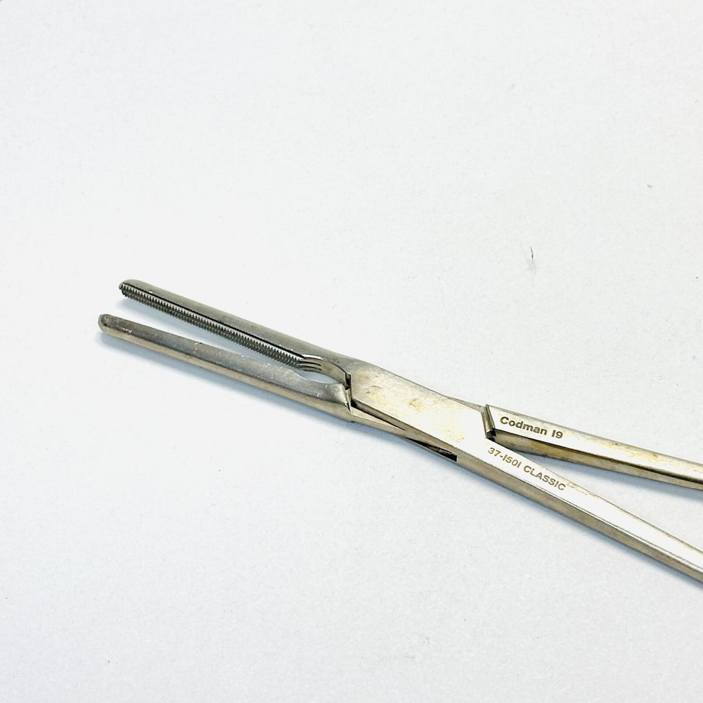 CODMAN 37-1501 ROGERS FORCEPS W/ TEETH straight 8" LONG
