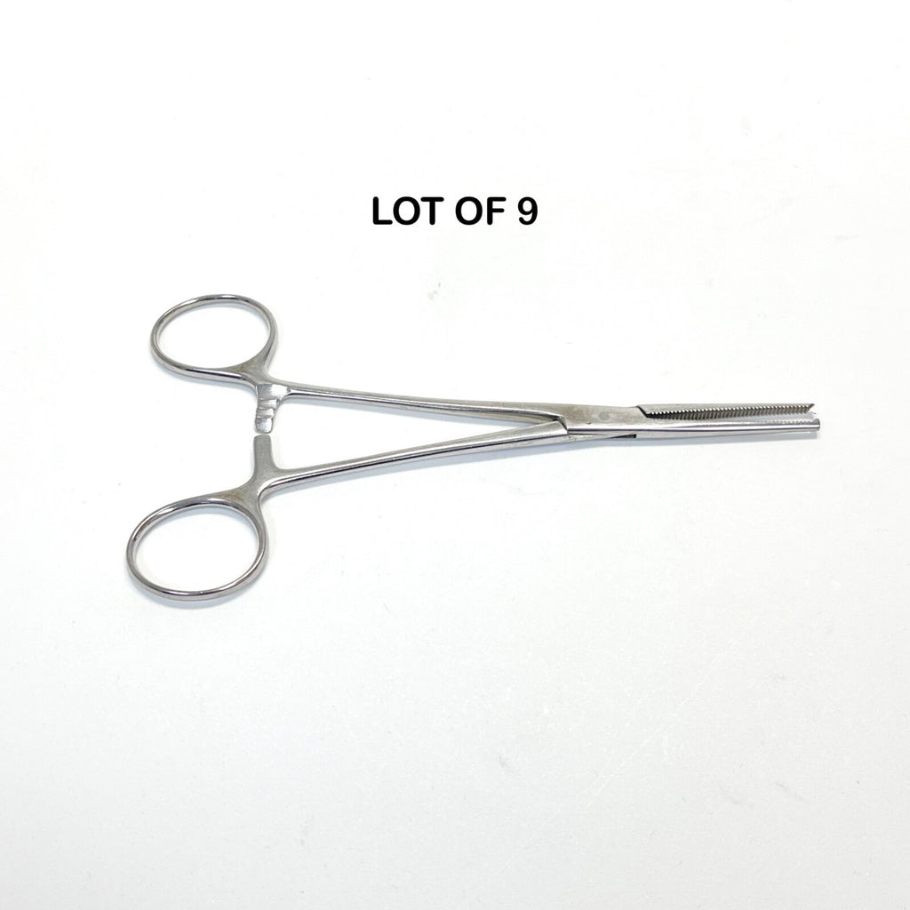 Rochester-Ochsner Forcep Straight, 6-1/4" - LOT OF 9