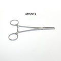 Rochester-Ochsner Forcep Straight, 6-1/4" - LOT OF 9