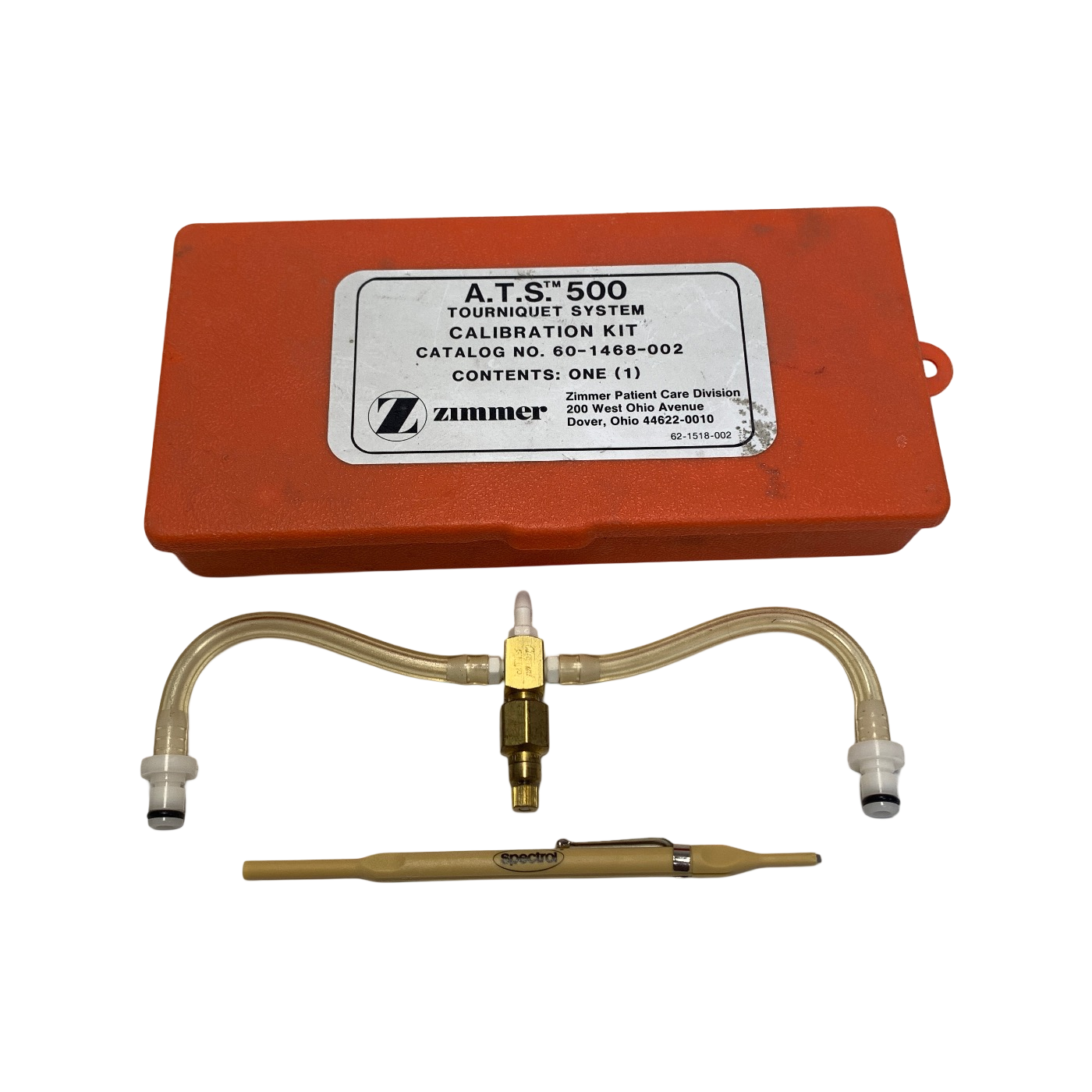 Zimmer REF 60-1468-002, A.T.S. 500 TOURNIQUET SYSTEM CALIBRATION KIT