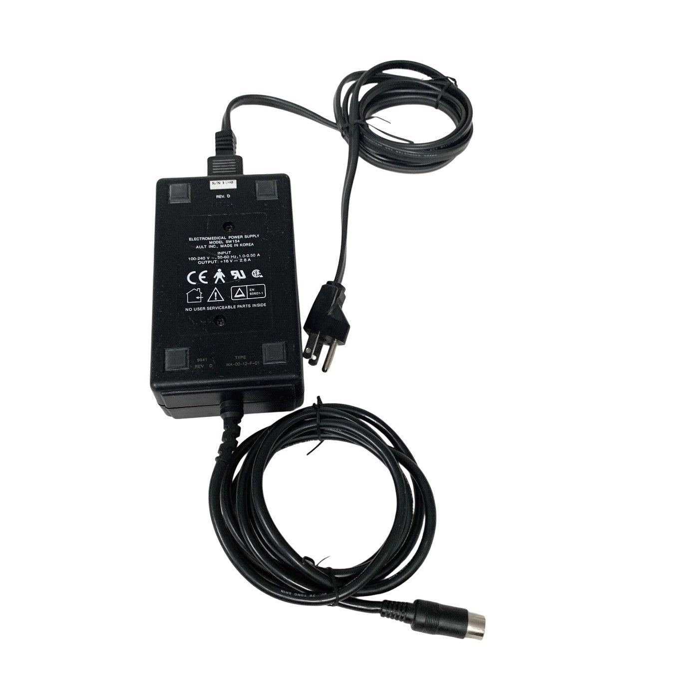 SPIROMETRICS REF 17002, SW154 MEDICAL POWER SUPPLY
