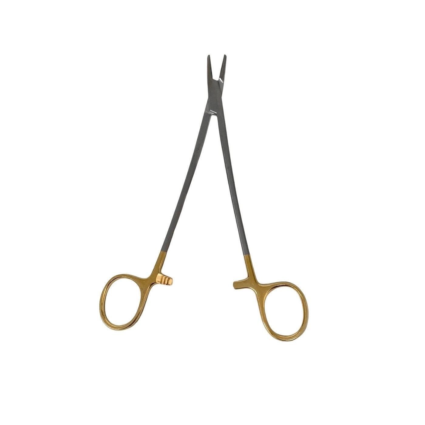 Aesculap BM067US Hegar Needle Holder 7" Tungsten Carbide Gold Handle German Stee