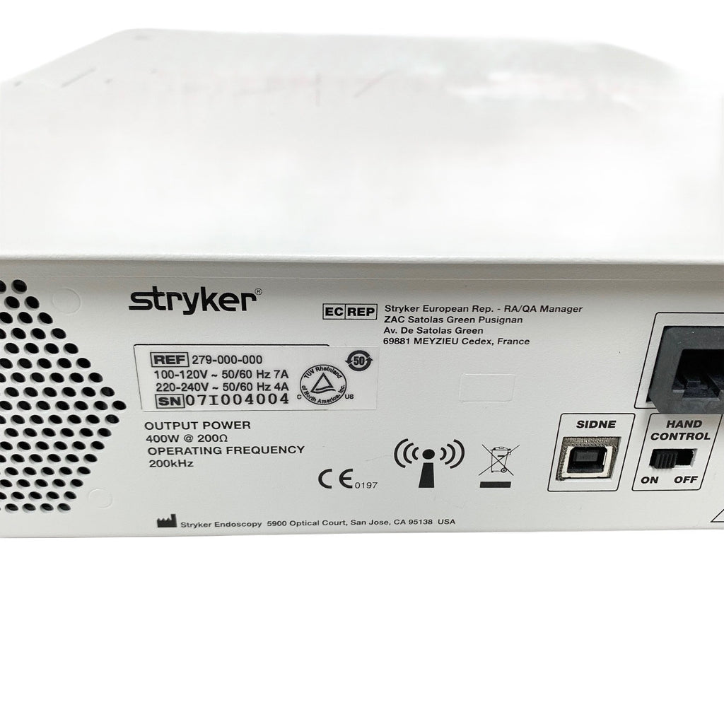 STRYKER REF 279-000-000, SERFAS ENERGY RF GENERATOR