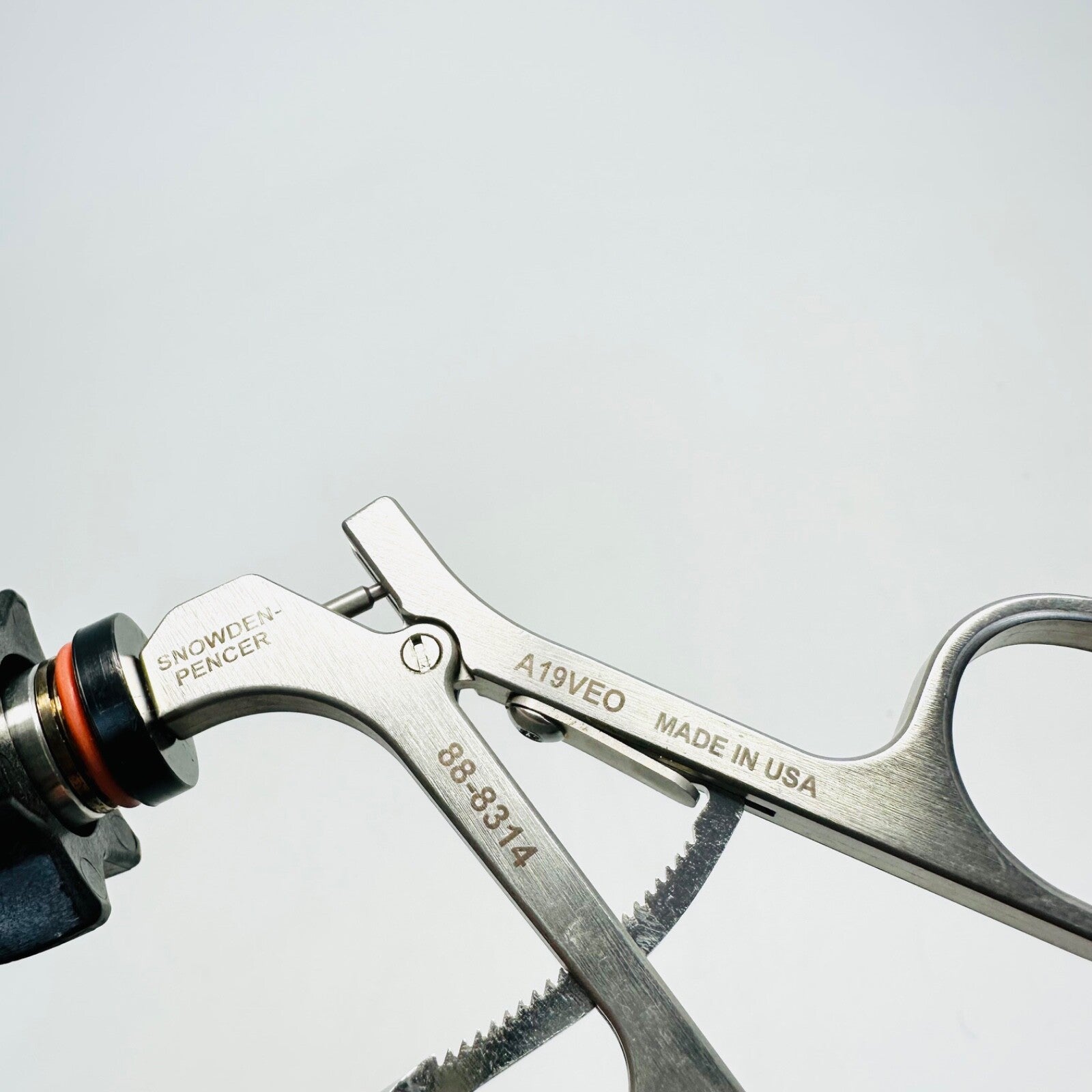 Snowden-Pencer 88-8314 Angled Circle Grasper, 45cm, 10mm, Ratcheted Instrument