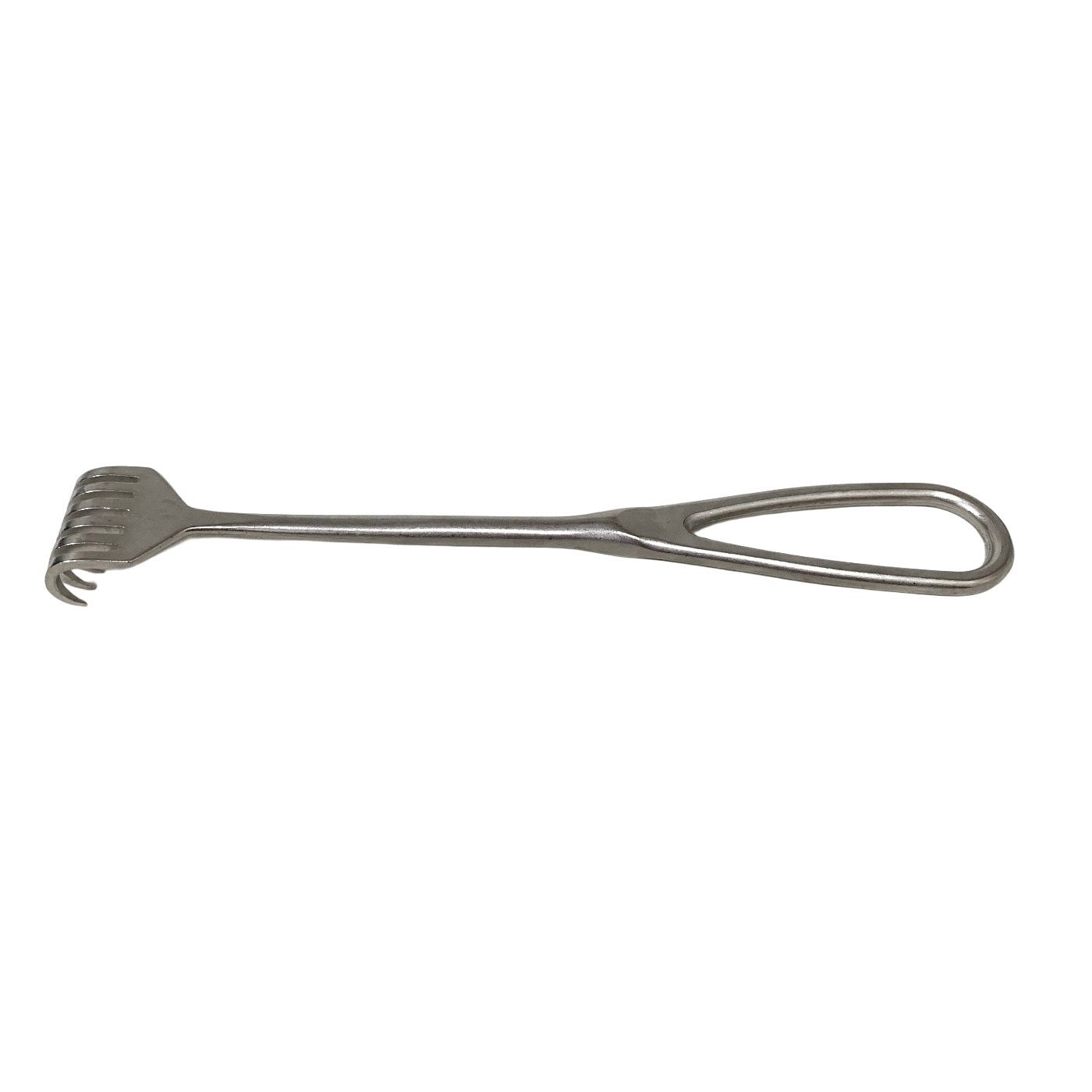 Volkmann Bone Retractor 6-Prong Sharp Surgical Orthopedic Rake Handheld Tool 8"