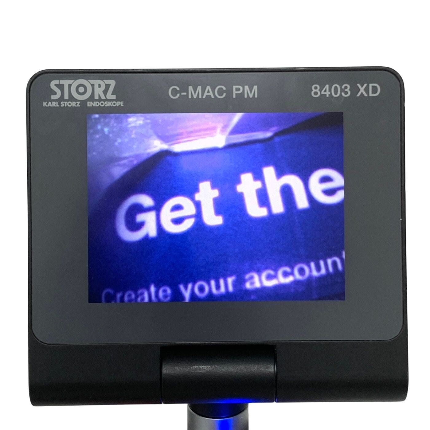Karl Storz REF C-MAC S, 8403 XDL VIDEO MONITOR w/POWER SUPPLY
