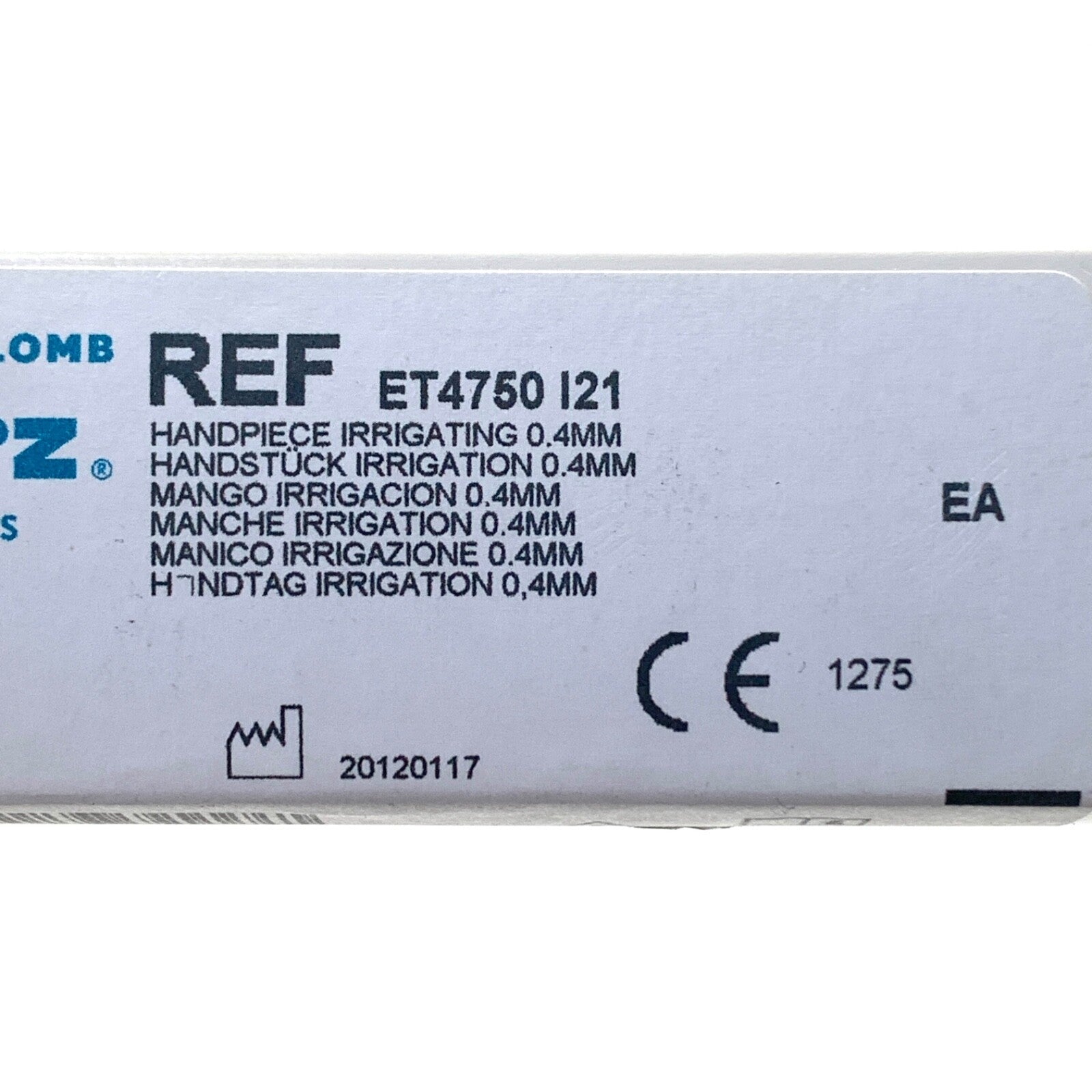 Storz REF ET4750, I21 Irrigating Handpiece, 0.4mm