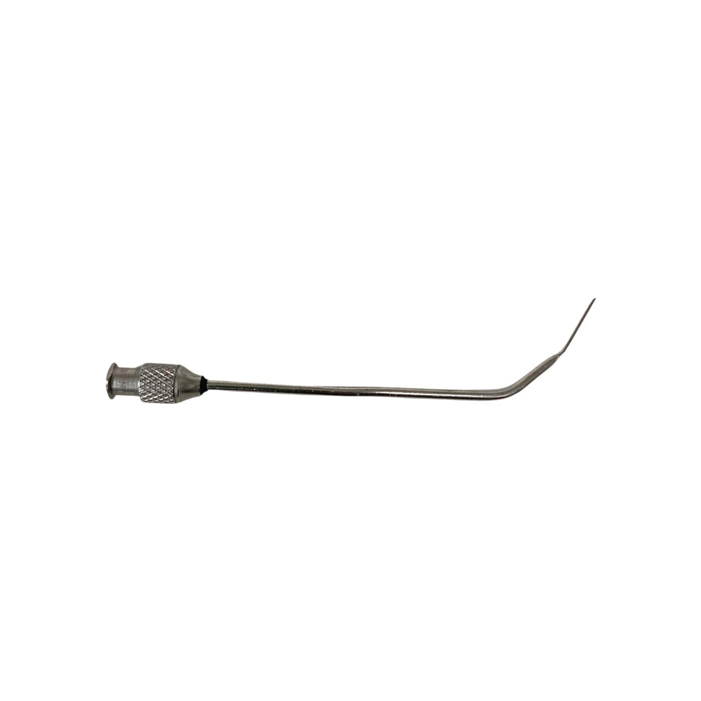 Storz 7574, Curved 23G Surgical Needle 13mm Extension 100mm 3.9" Overall Length