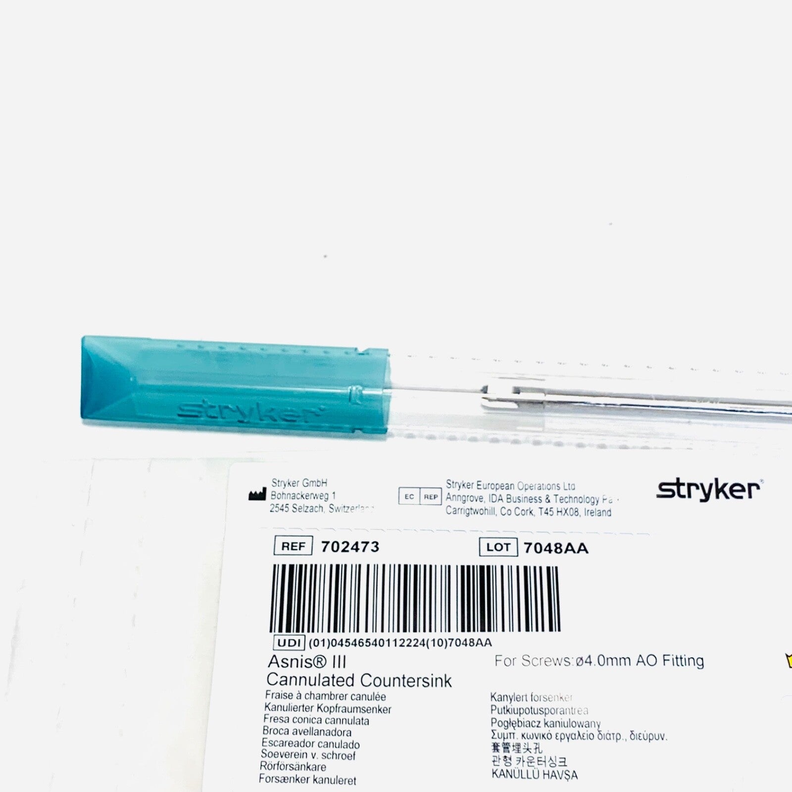 Stryker REF 702473, ASNIS III, Cannulated Countersink