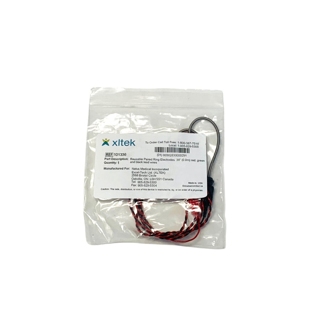 Xltek Ref 101336, Reusable Paired Ring Electrodes 36 (0.9m)