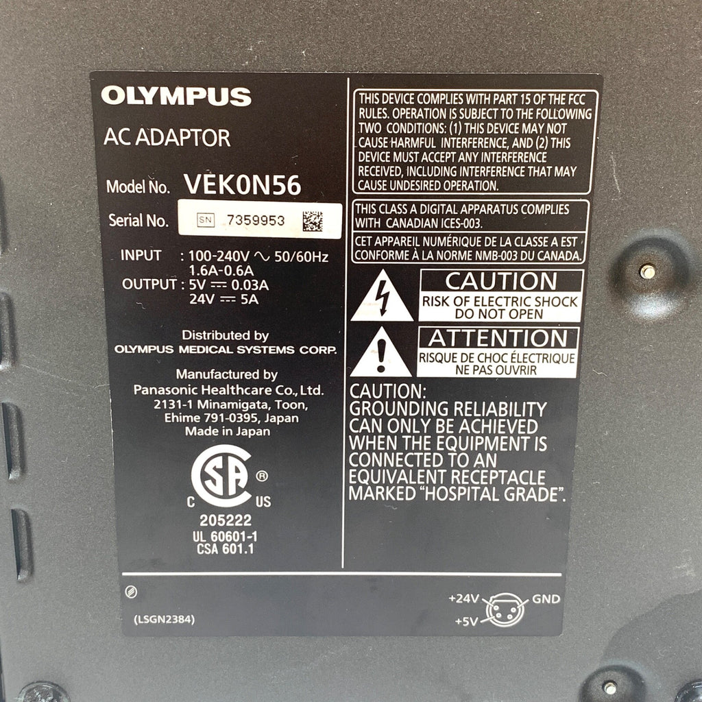 Olympus REF VEK0N56, AC Adaptor for Monitor