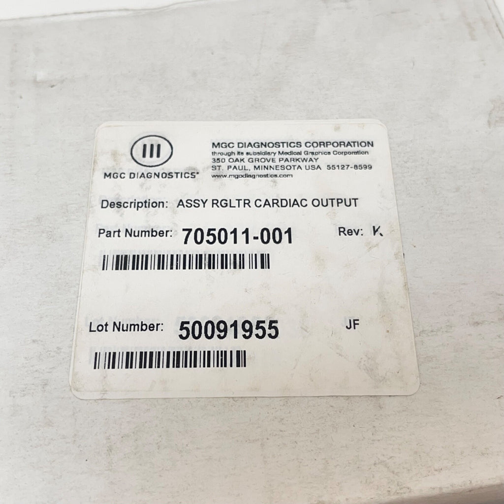 MGC Diagnostic 705011-001 Gas Regulator New