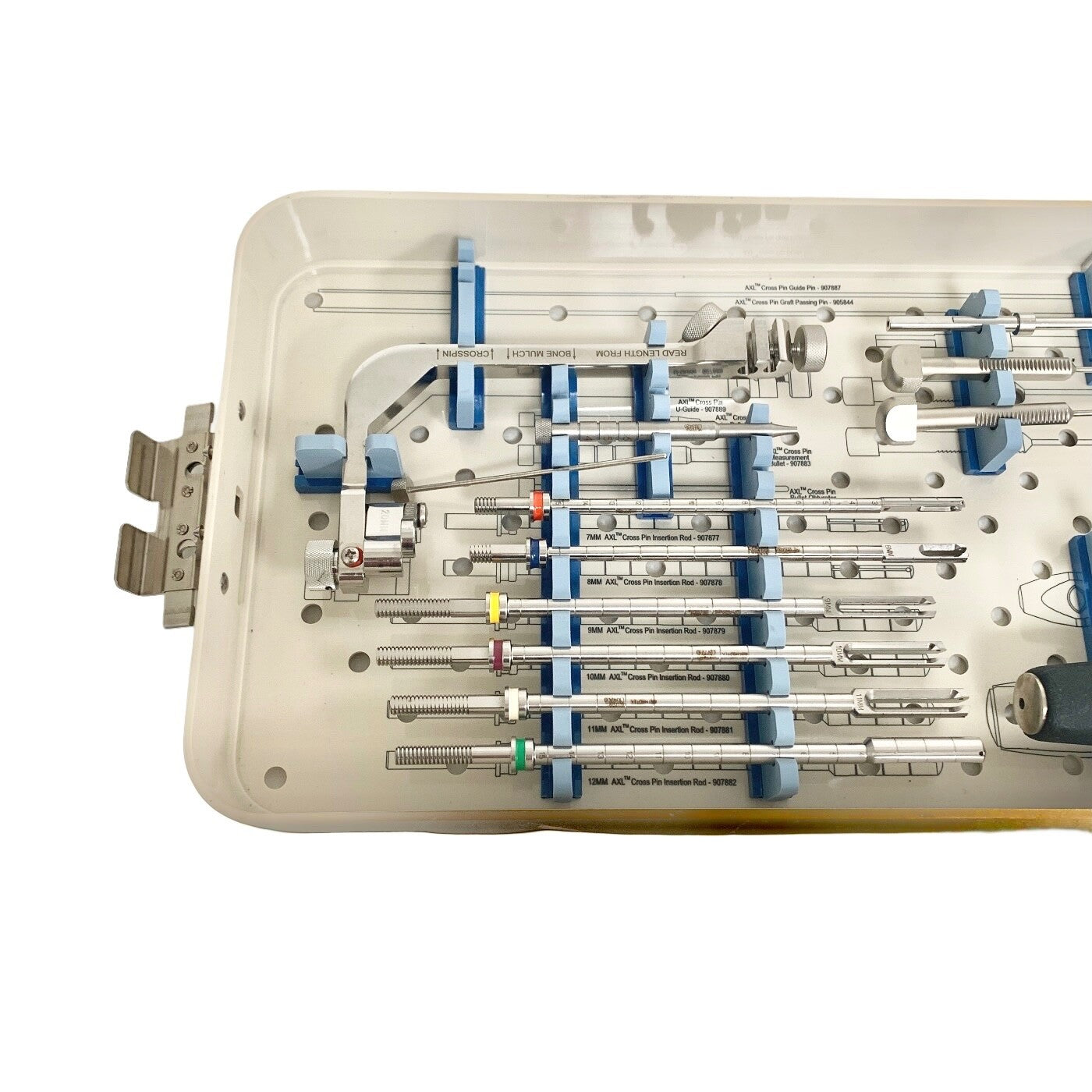 ZIMMER REF 900766, BIOMET SPORTS MEDICINE AXL CROSS PIN TRAY W/ 903740