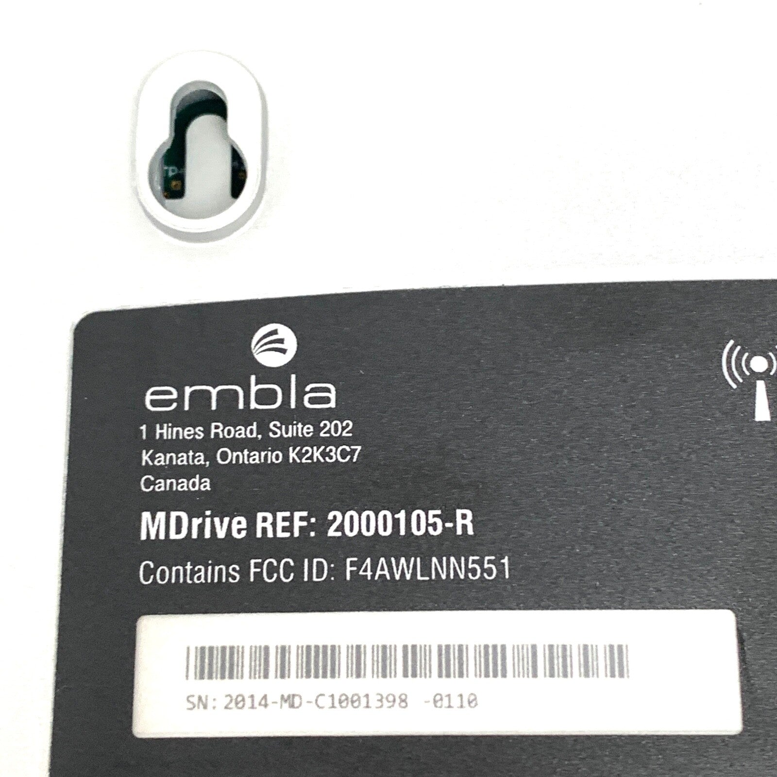 Embla MDrive REF 2000105 Monitor w/Power Supply