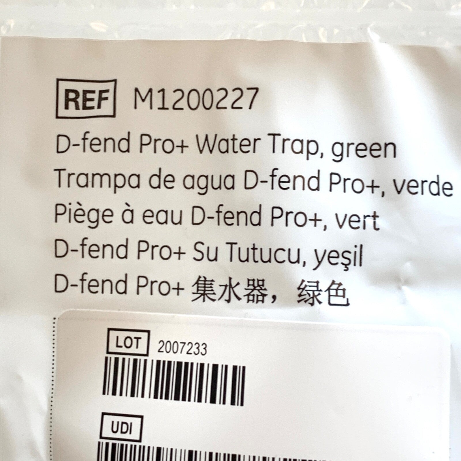 GE REF M1200227, D-fend Pro+ Water Trap, Green
