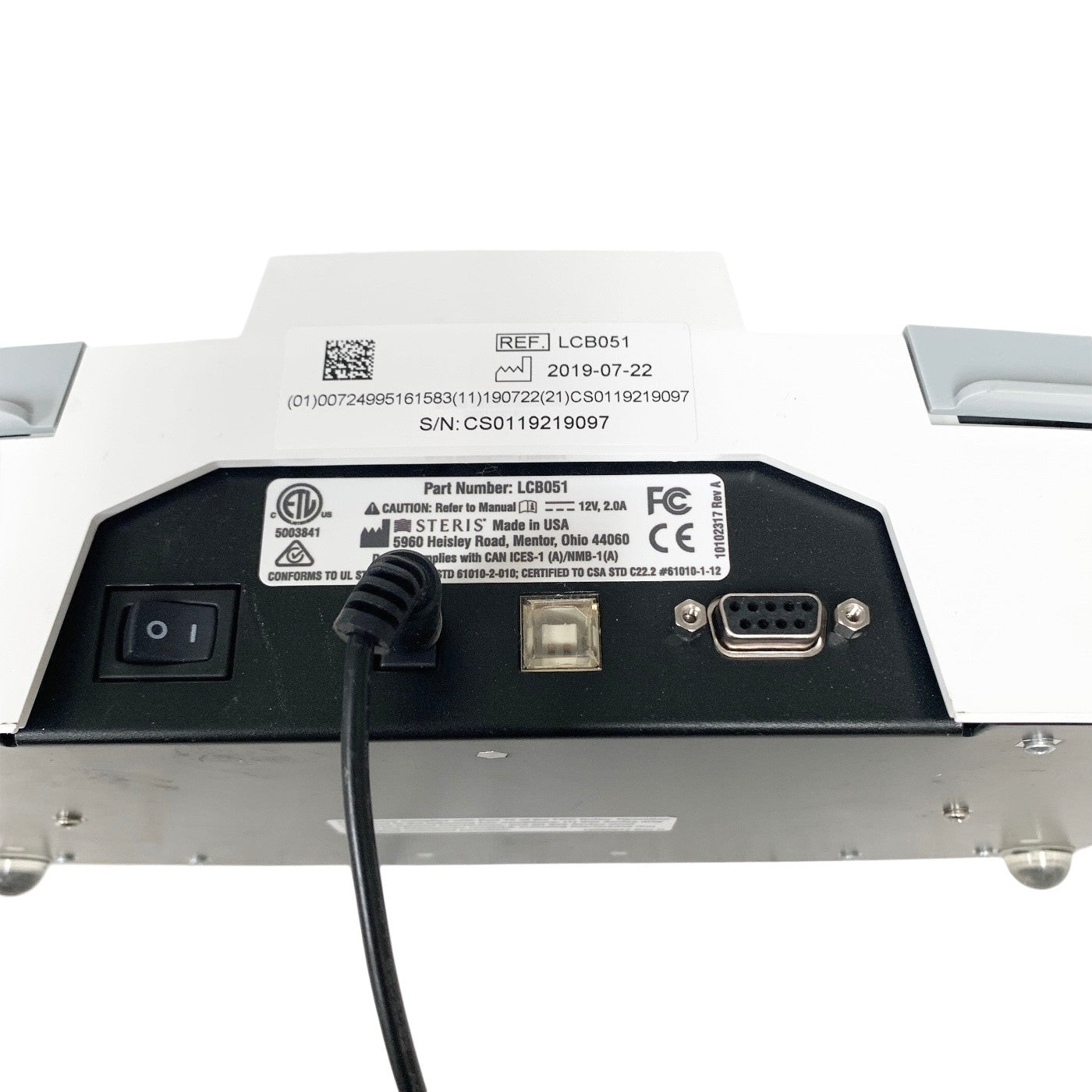 STERIS REF LCB051, Celerity STEAM Incubator w/ POWER SUPPLY