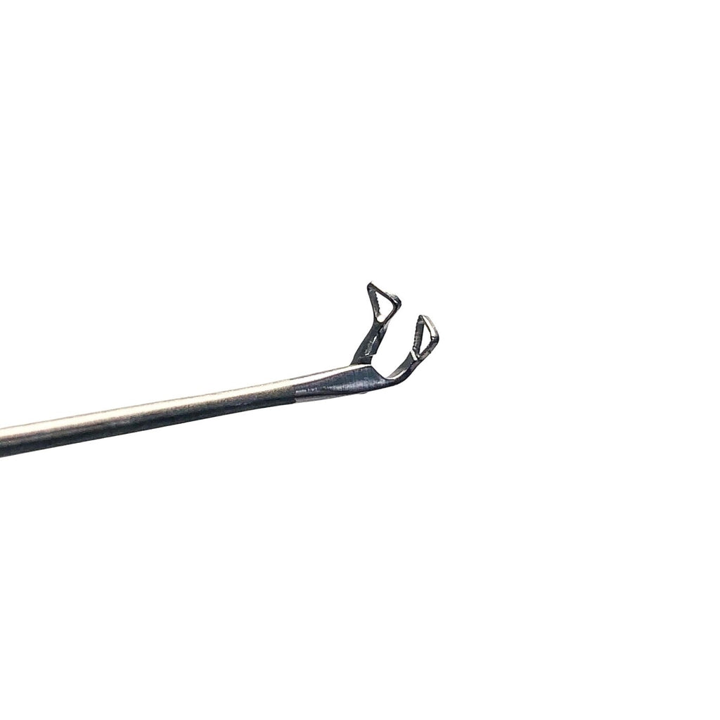 Karl Storz REF 8593GK, LARYNGEAL ALLIGATOR FORCEPS, CURVED UP RIGHT