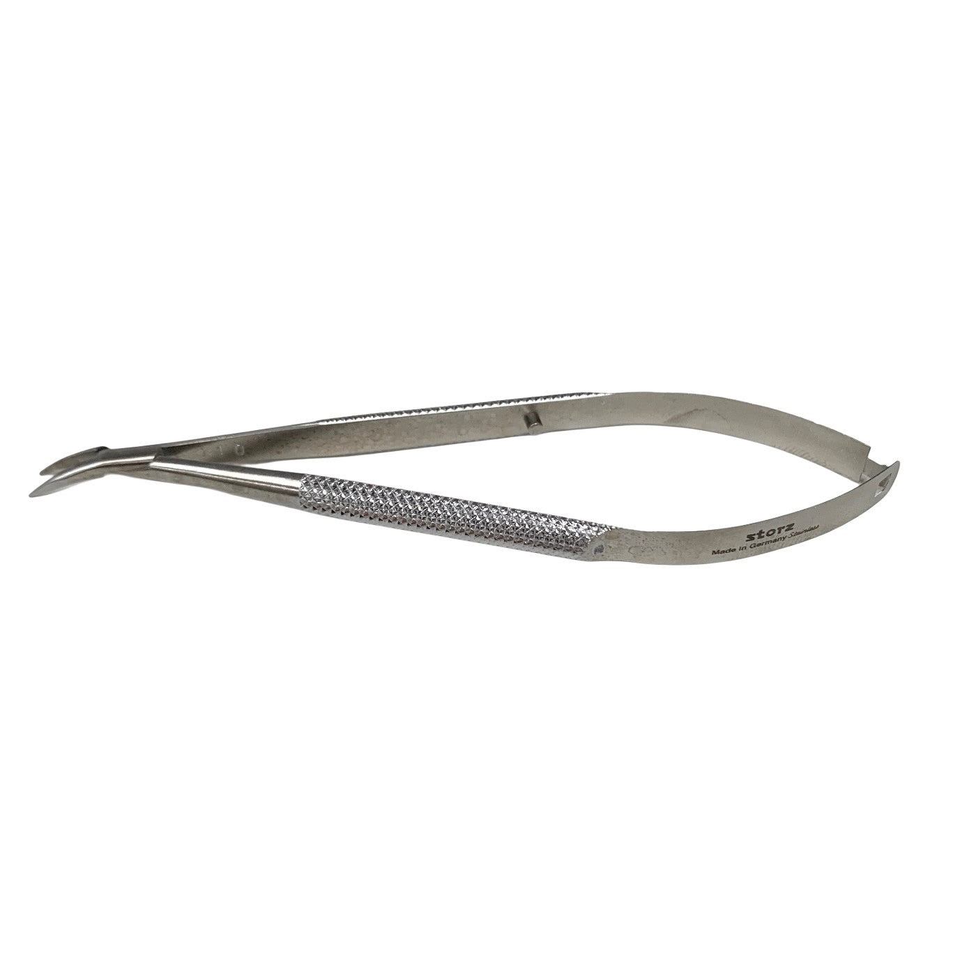 Storz E3807 Osher Needle Holder 9mm Curved Jaws Without Lock Ophthalmic Surgery