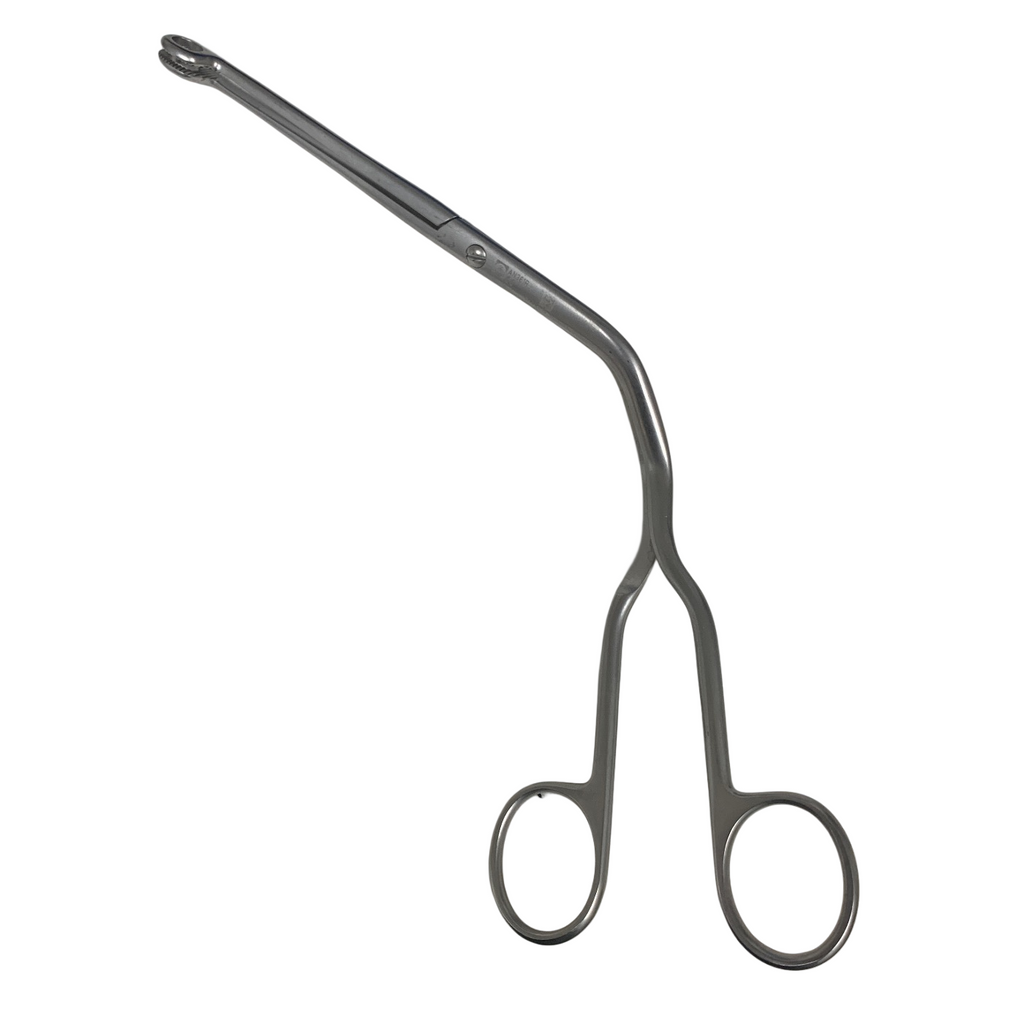 AESCULAP AN381R Magill Forceps 9-3/4 Inch, Adult Angled