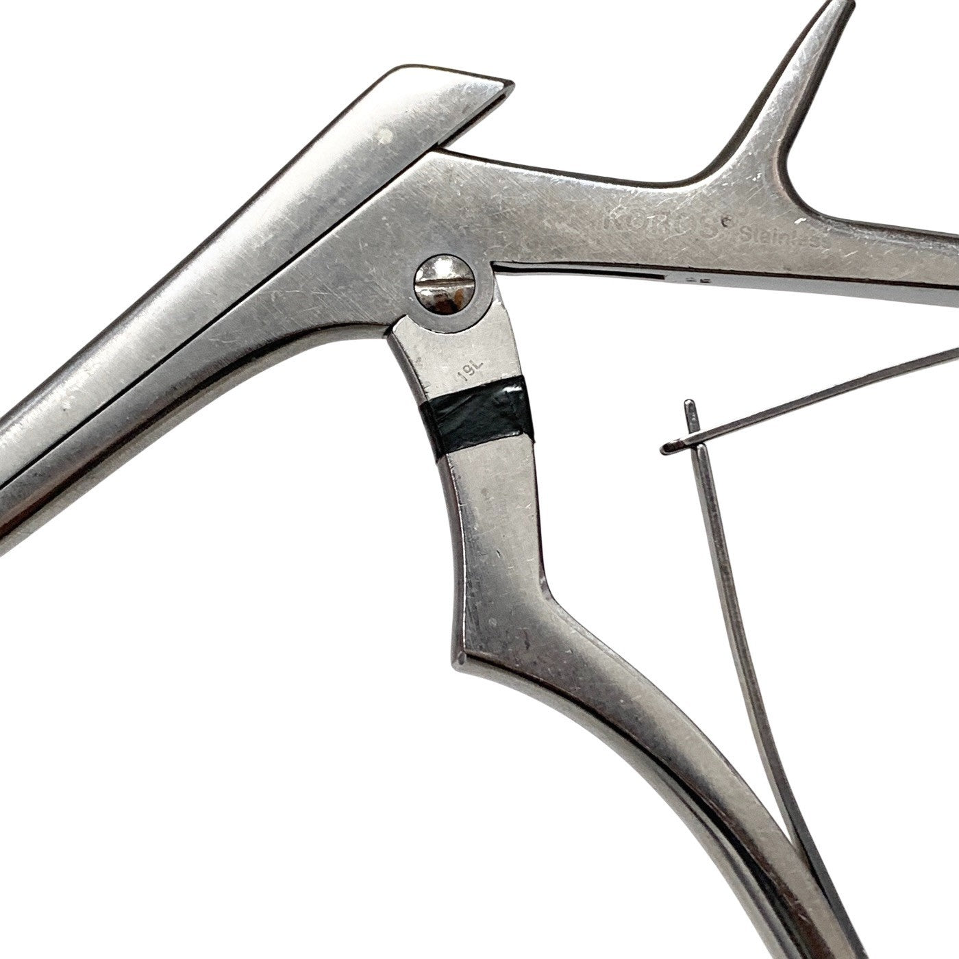 Koros Stainless Kerrison Rongeur 2mm 40 Degree Up-Bite Surgical Bone Punch 8"