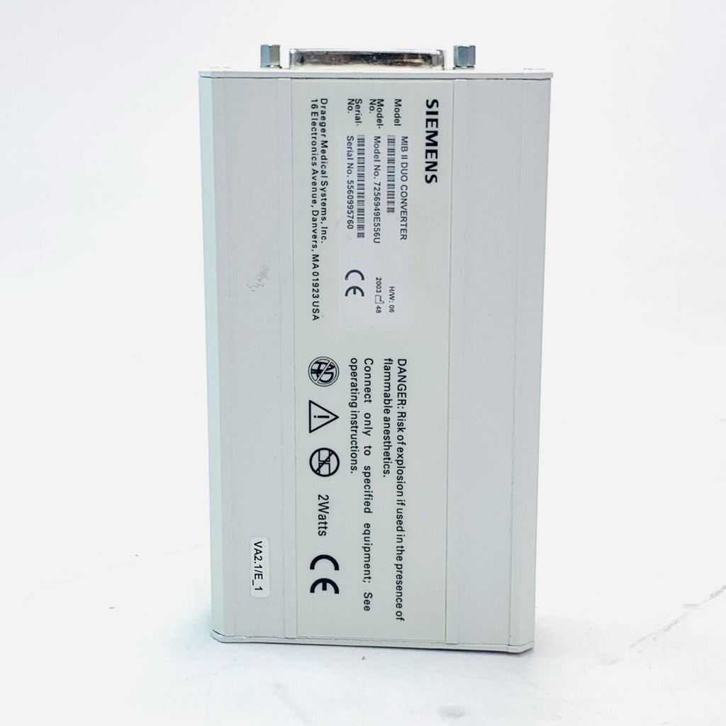 Drager REF 7256949, MIB II DUO CONVERTOR
