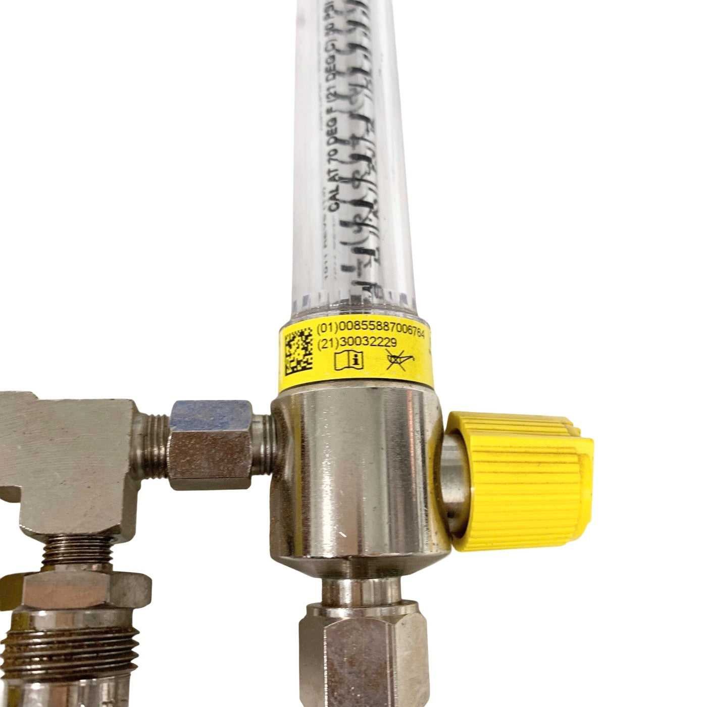 Precision Medical Model 1MFA, AIR Flowmeter, MALE MEDICAL FITTING, 50-80 LPM