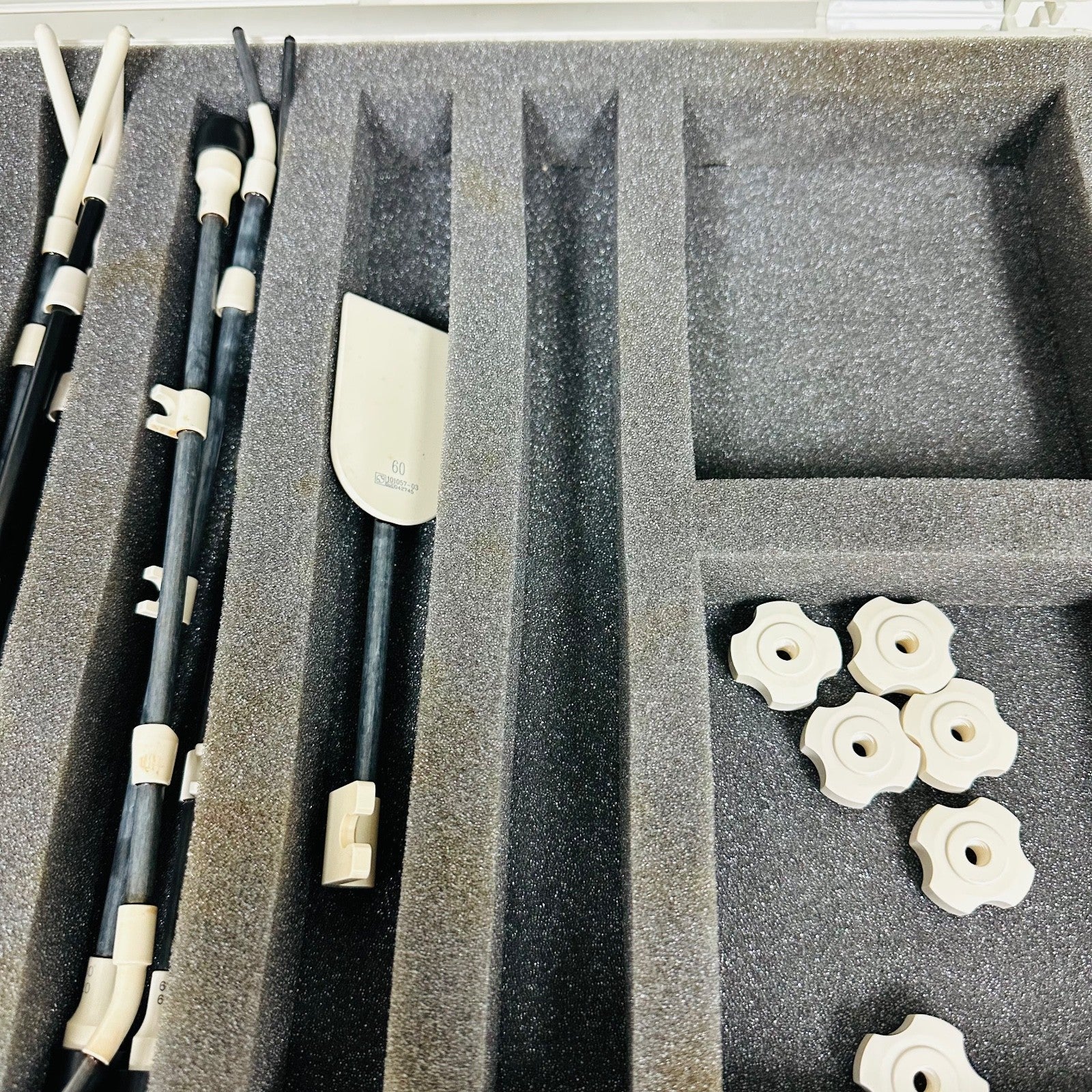 Nucletron / Elekta 101062 Ring CT/MR applicator set, 6 mm, 60º Instruments As Is