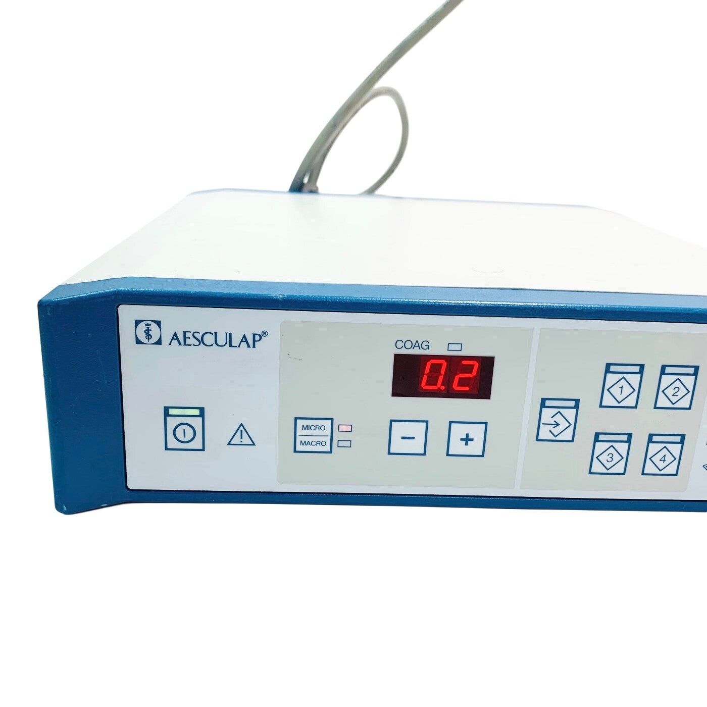 Aesculap REF GN60 HIGH FREQUENCY GENERATOR w/ MARQUARDT REF 2410.0401 FOOTSWITCH