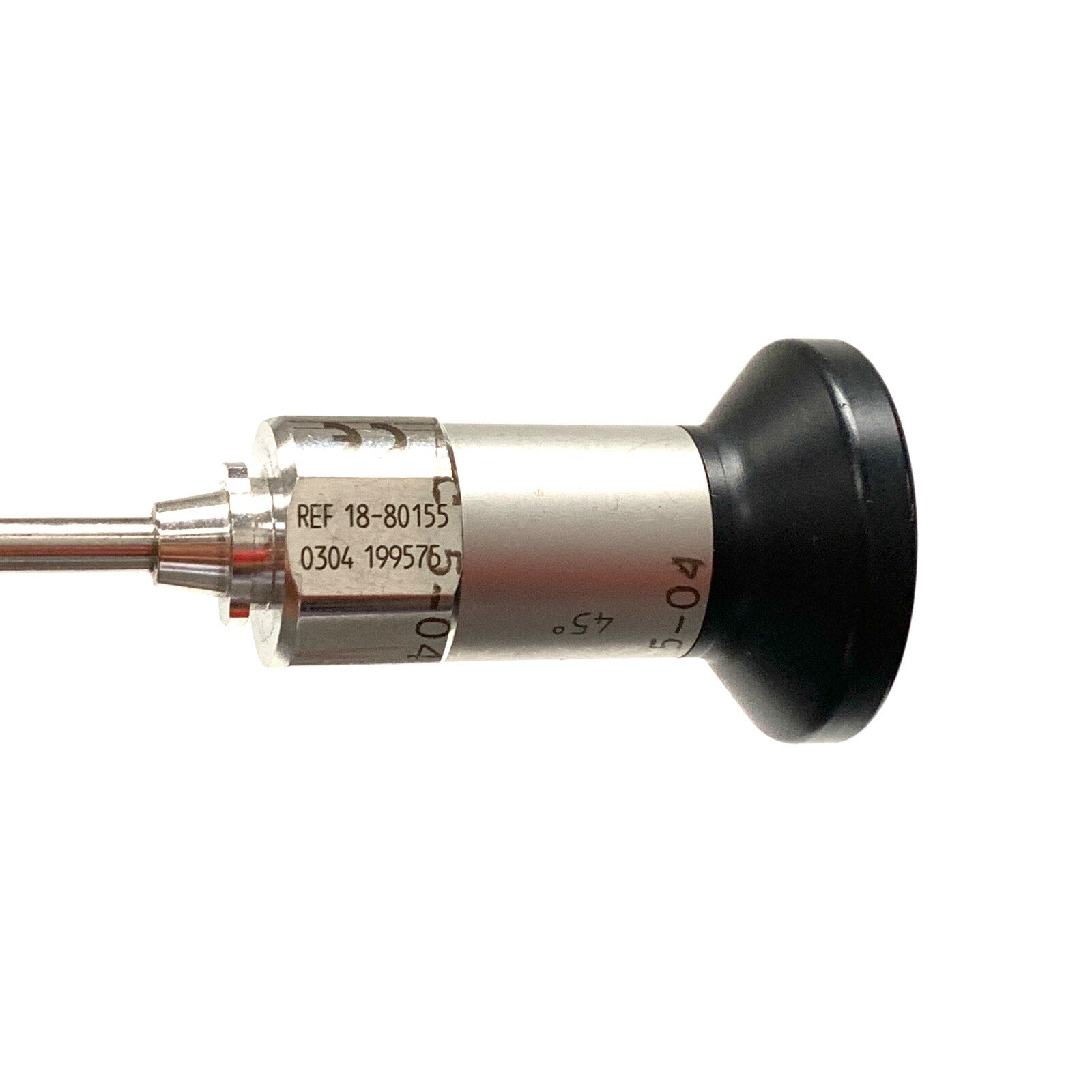 Xomed REF 18-80155, Sharpsite 45 Degree 4mm Arthroscope, No View, For Parts