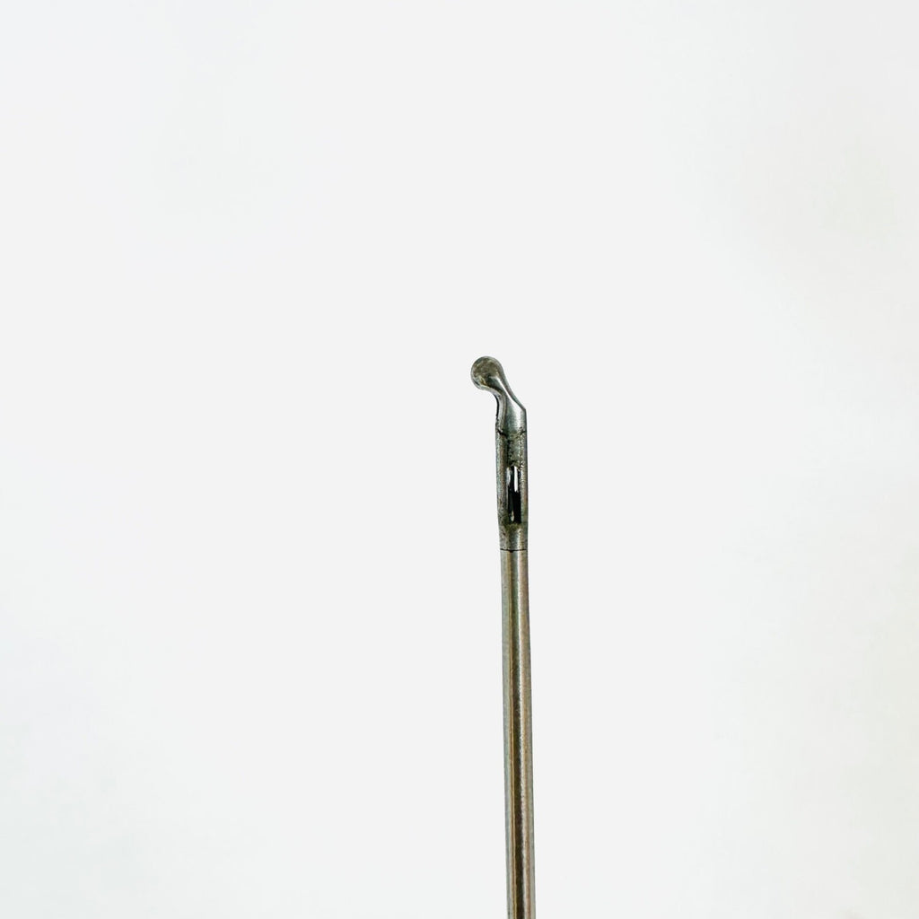 V. Mueller BE2826 Microlaryngeal Grasping Forceps Angled Left JACKO CUP 9-1/2 In