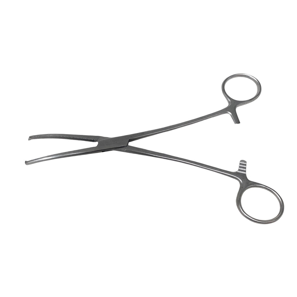 V. Mueller SU2814 Ochsner Artery Forceps 8" Curved 1x2 Teeth Kocher Hemostat