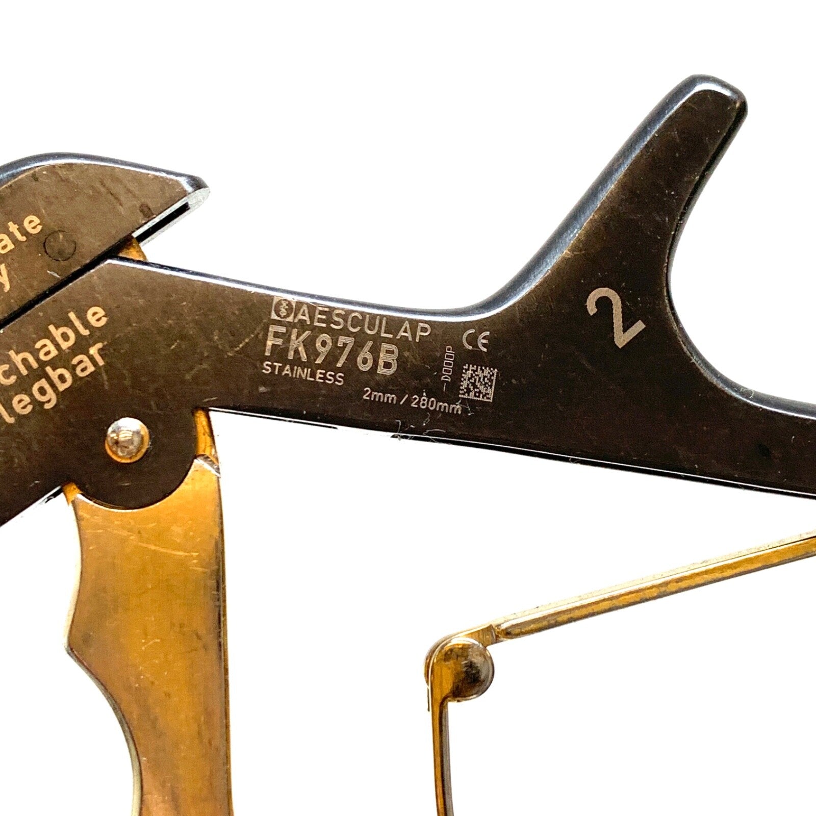 Aesculap REF FK976B, 2mm/280mm Kerrison Bone Punch