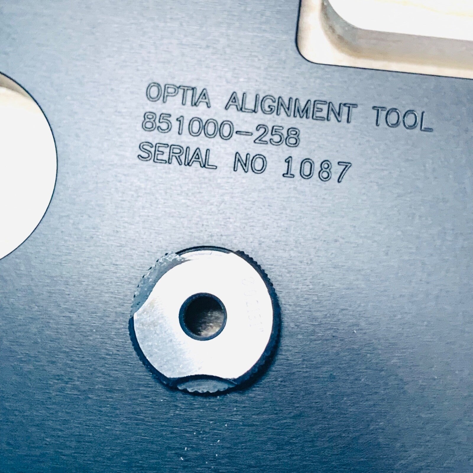 OPTIA Ref 851000-258, ALIGNMENT TOOL