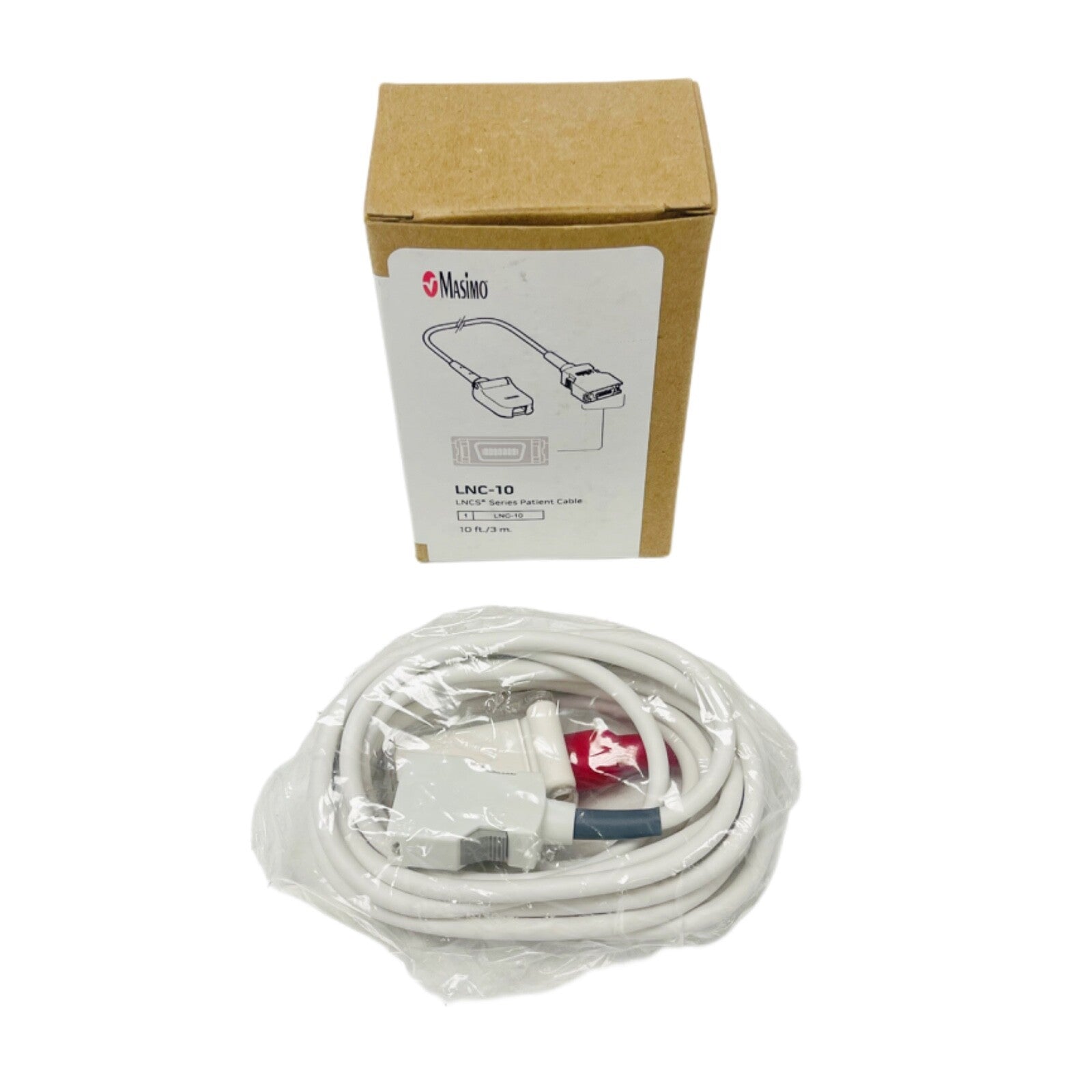 MASIMO REF 1814 LNC-10 LNCS  Series Patient Cable 10 ft./3 m.