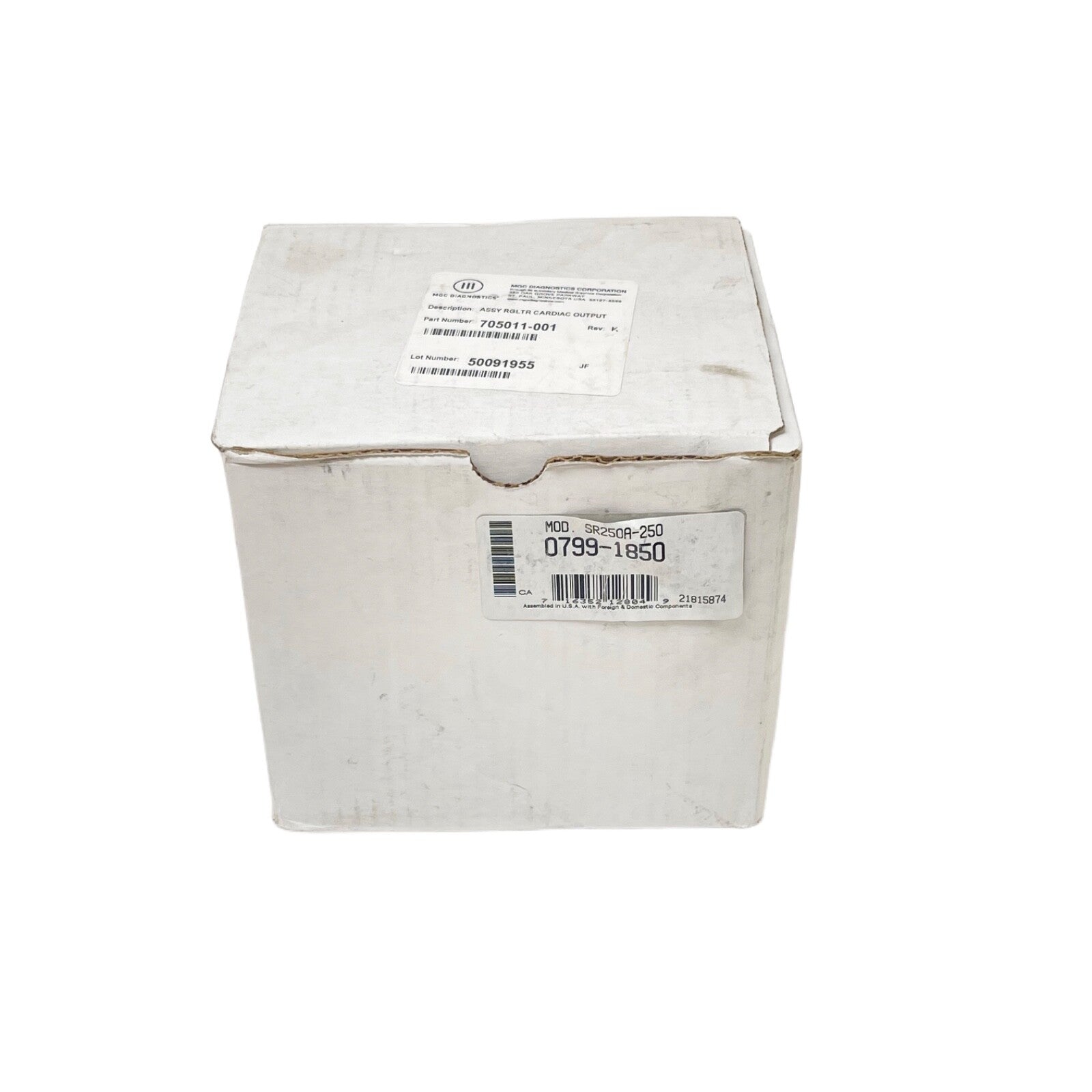 MGC Diagnostic 705011-001 Gas Regulator New