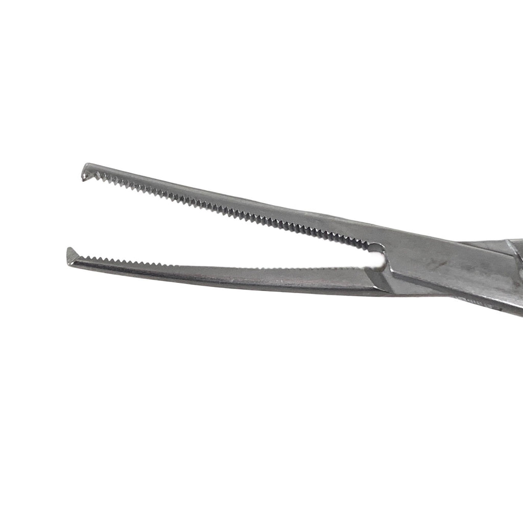 V. Mueller SU2814 Ochsner Artery Forceps 8" Curved 1x2 Teeth Kocher Hemostat