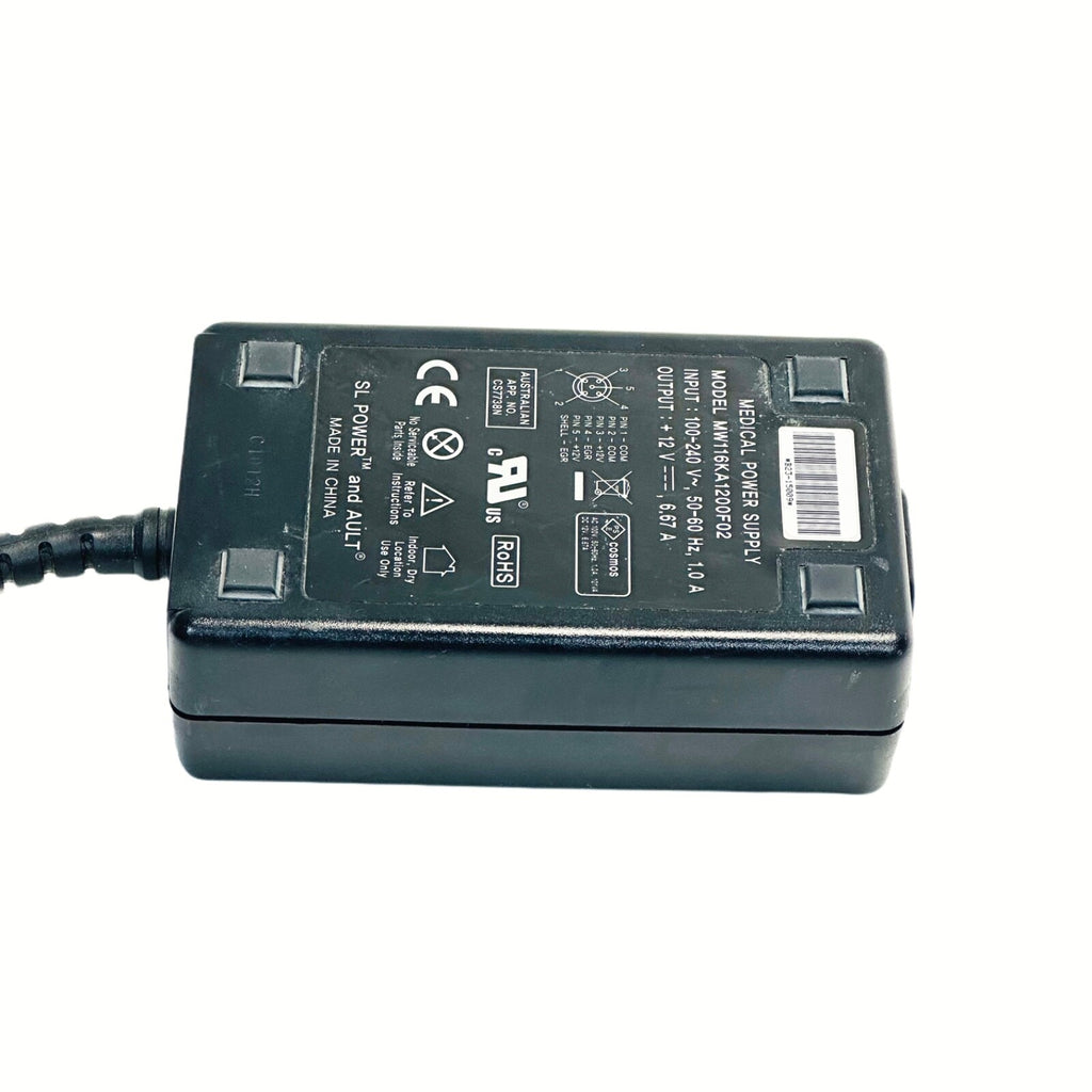 NDS 30B0023 / MW116KA1200F02 POWER SUPPLY, 100 TO 240 VAC, 12 VDC, 80 W, 5 PIN