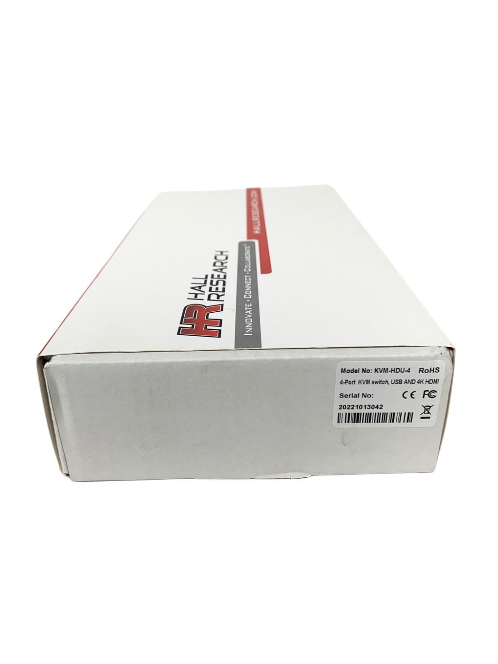 New Hall Research KVM-HDU-4,4-Port HDMI KVM Switch with 4K UHD Video & USB 2.0 H