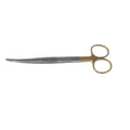 Pilling Ref 14-2225, Mayo Scissors Curved 6.75" - Gold Handle