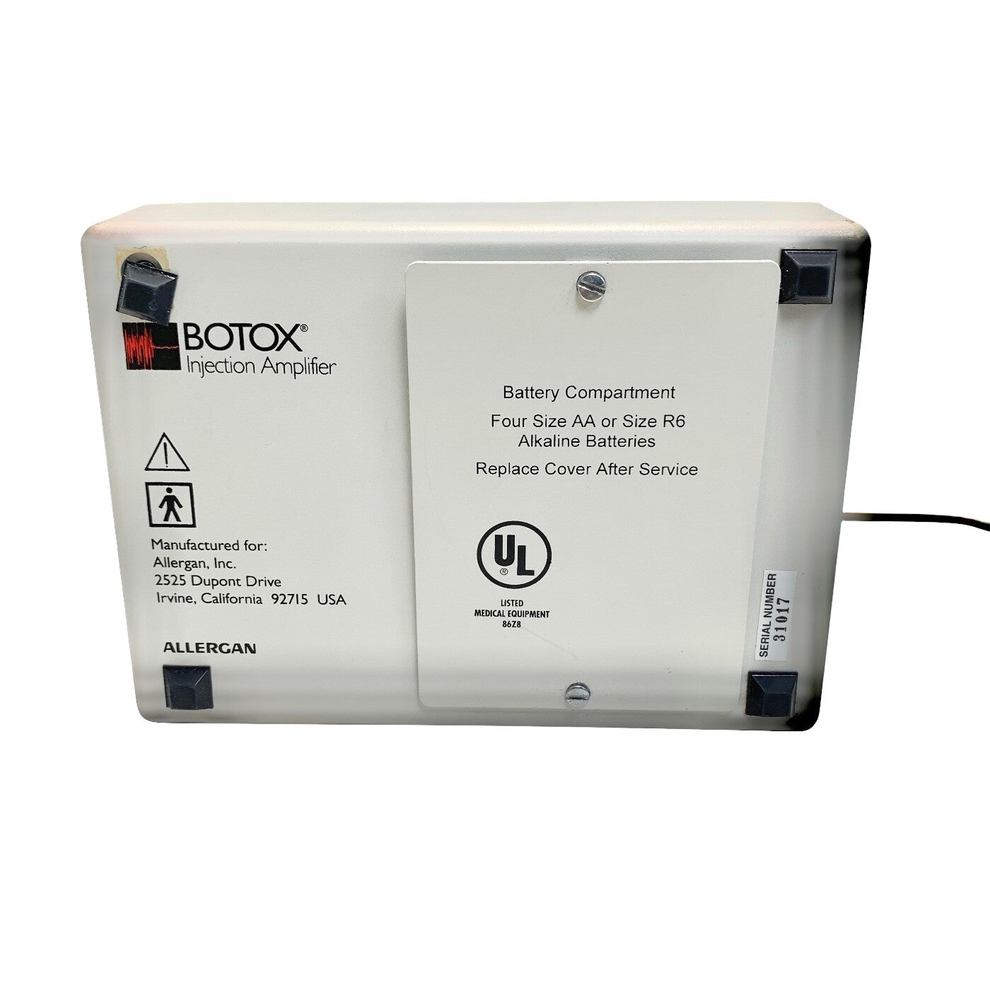ALLERGAN BOTOX INJECTION AMPLIFIER WITH ACCESSORIES AND CASE