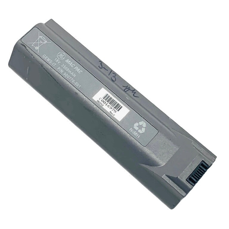 GE/Marquette REF 900770-001, Battery For Mac Pac, 3500 mAH Rechargeable, GEMS-IT