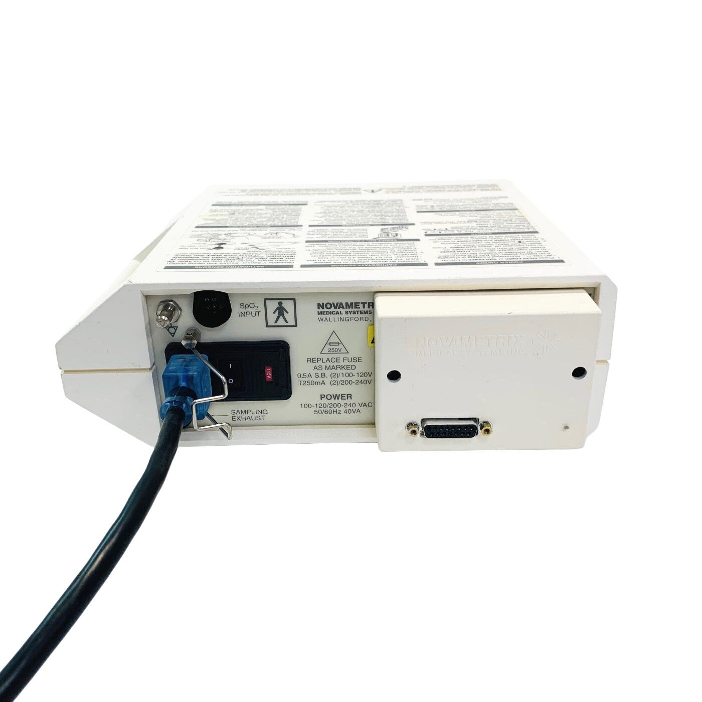 Novametrix REF CO2SMO ETCO2/SPO2 Monitor w/ Novametrix 7167-37
