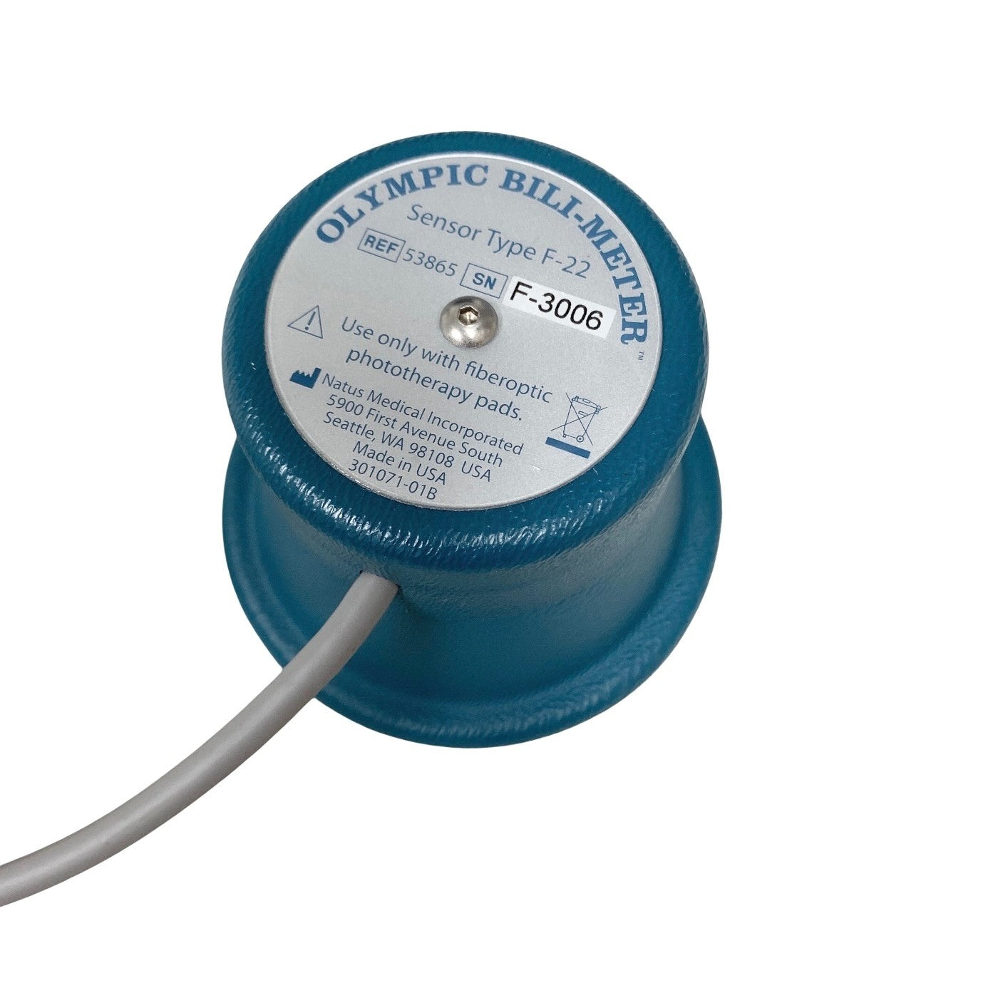 Natus Medical, Olympic Bili-Meter, Sensor Type  F-22 Ref  53865