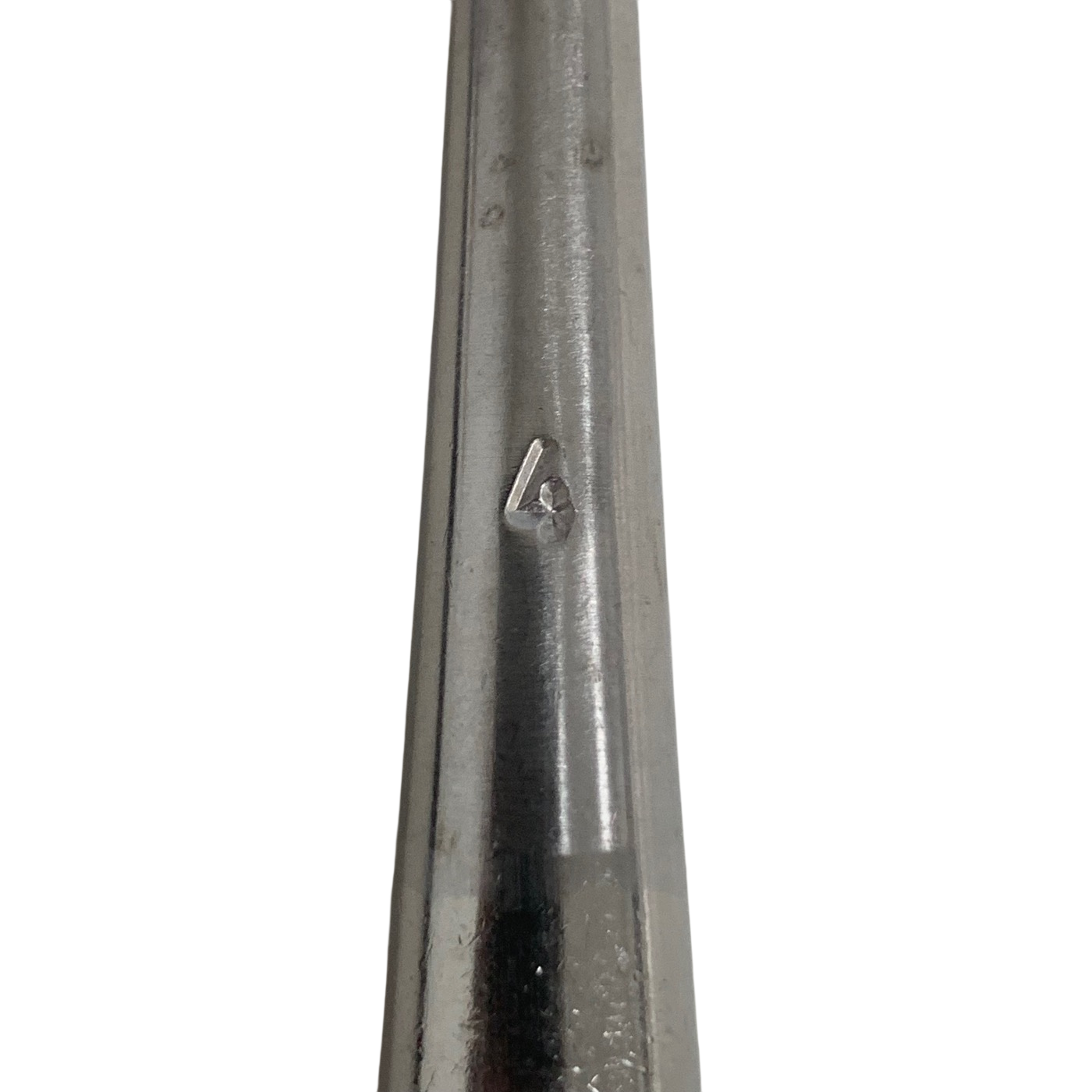 Jarit 240-078 BRUNS Oval Curette, #4 STRAIGHT, Hollow Handle