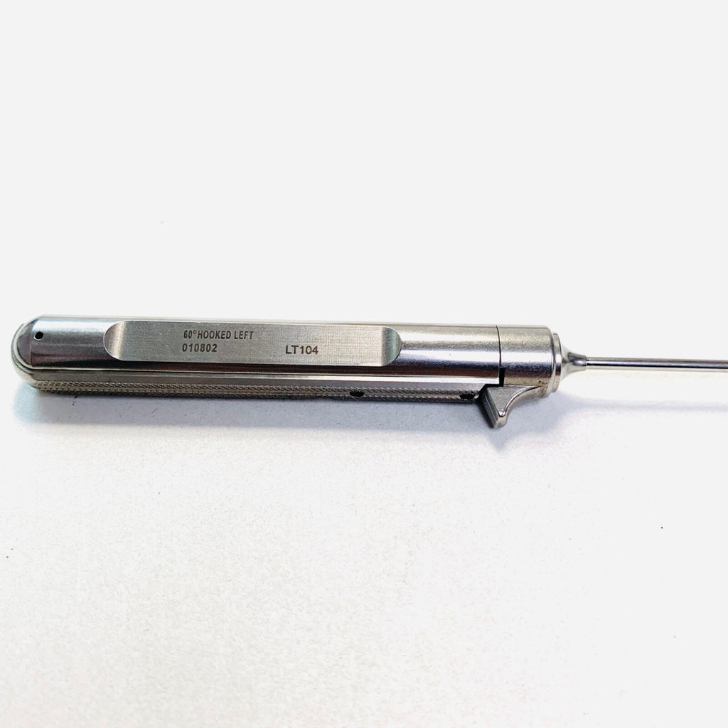 Acufex REF 010802, 60 Degree Left Hooked Scissors