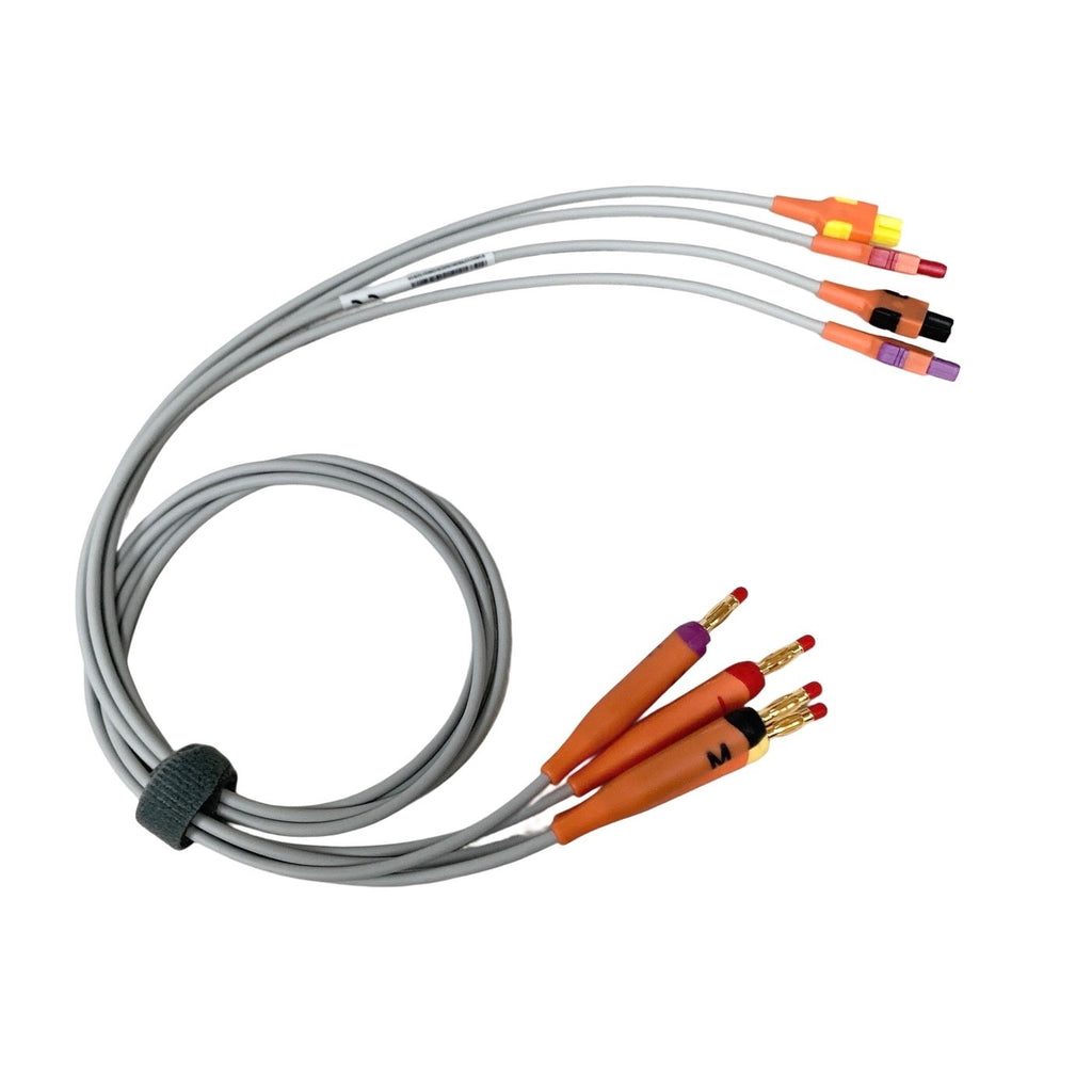 GE REF 2104751-002, ECG Leadwires and Trunk Cables LEADWIRE SET, ADD-ON, BANANA