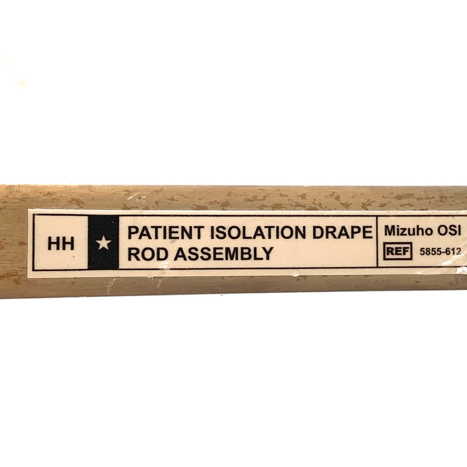 Mizuho OSI REF 5855-612, HH, Patient Isolation Drape, Rod Assembly