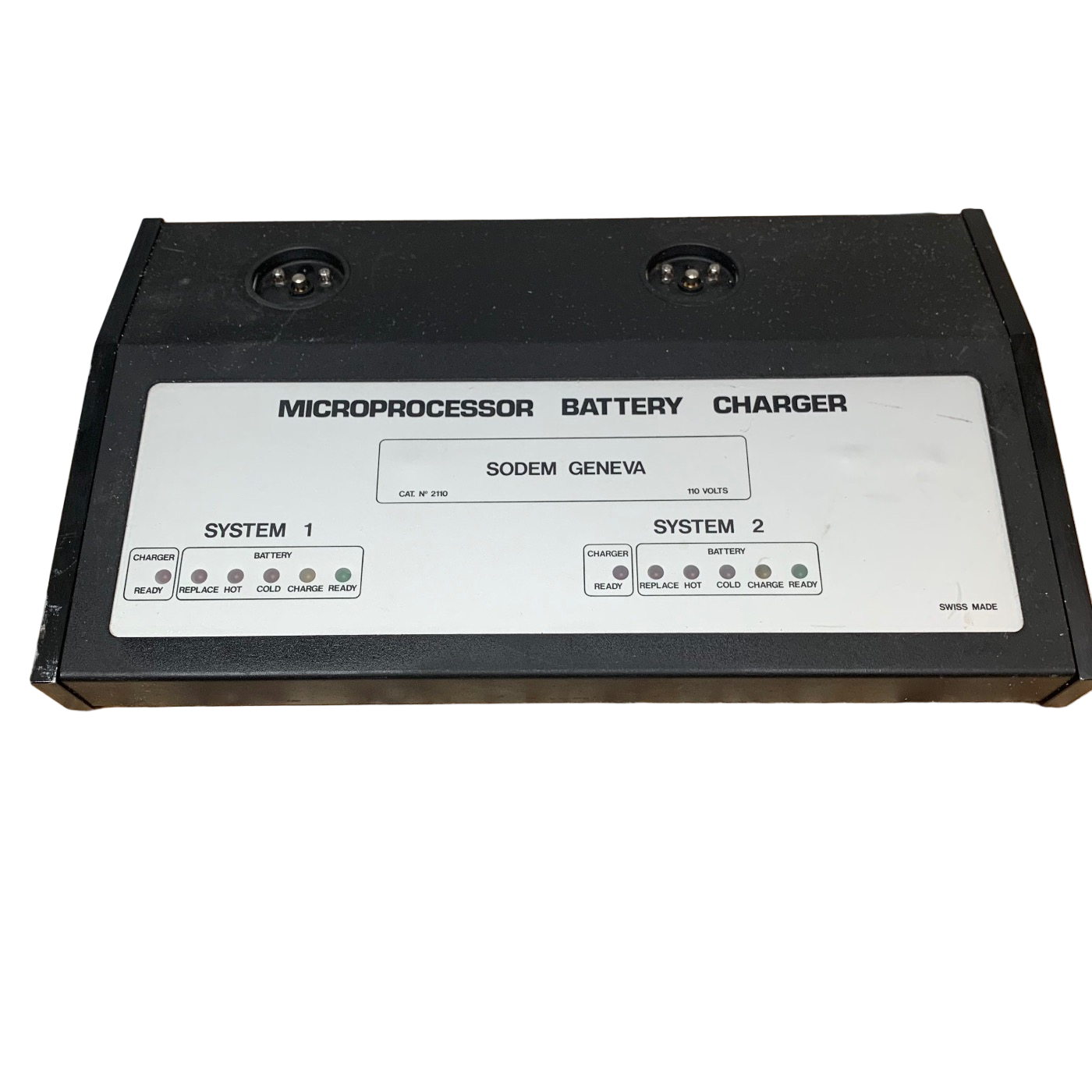 SODEM GENEVA MICROPROCESSOR BATTERY CHARGER. NOT TESTED. POWERS ON. AS IS.