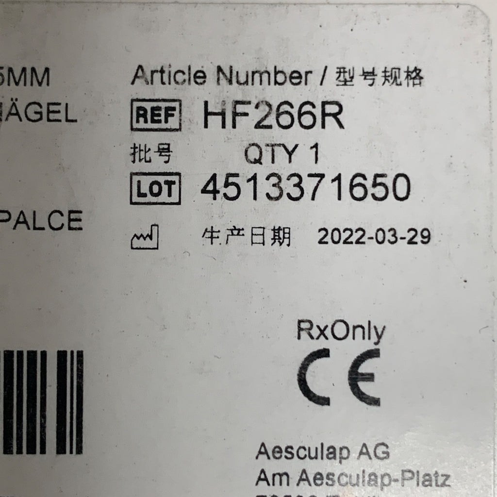 AESCULAP HF266R NAIL SPITTING FORCEPS FOR INGROWN TOE NAILS.